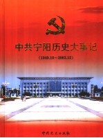 中共宁阳历史大事记 1949-2003