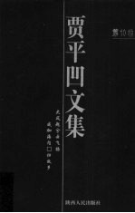 贾平凹文集 第10卷