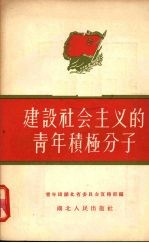 建设社会主义的青年积极分子