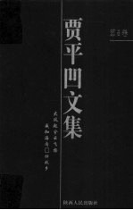 贾平凹文集 第6卷