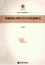 科研团队绩效及作用机制研究
