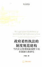 政府柔性执法的制度规范建构 当代社会管理创新视野下的非强制行政研究