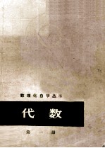 数理化自学丛书 代数 第1册