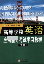 高等学校英语应用能力考试学习教程 下