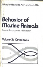BEHAVIOR OF MARINE ANIMALS VOLUME 3:CETACEANS