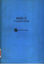 ANSI C A LEXICAL GUIDE