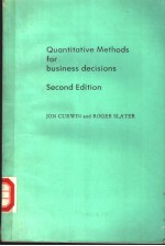 QUANTITATIVE METHODS FOR BUSINESS DECISIONS SECOND EDITION