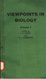 VIEWPOINTS IN BIOLOGY VOLUME 1