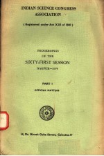 PROCEEDINGS OF THE SIXTY-FIRST SESSION PART 1:OFFICIAL MATTERS