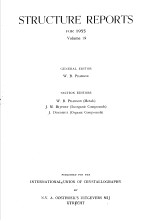 STRUCTURE REPORTS FOR 1955 VOLUME 19