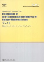 PROCEEDINGS OF THE 4TH INTERNATIONAL CONGRESS OF CHINESE MATHEMATICIANS VOL.2