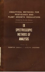 ANALYTICAL METHODS FOR PESTICIDES AND PLANT GROWTH REGULATORS VOLUME 9