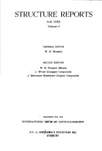 STRUCTURE REPORTS FOR 1953 VOLUME 17