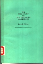 THE DIRECTORY OF DISTINGUISHED AMERICANS FOURTH EDITION