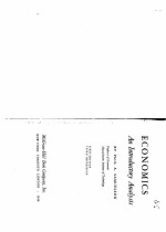 ECONOMICS:AN INTRODUCTORY ANALYSIS