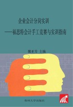 企业会计分岗实训 福思特会计手工竞赛与实训指南