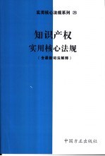 知识产权实用核心法规 含最新司法解释