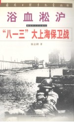 浴血淞沪:“八一三”大上海保卫战