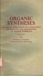 ORGANIC SYNTHESES VOLUME 51
