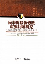 民事诉讼法修改重要问题研究 中国法学会民事诉讼法学研究会年会论文集2011年卷