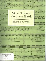 MUSIC THEORY RESOURCE BOOK