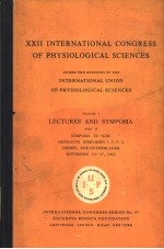 XXII INTERNATIONAL CONGRESS OF PHYSIOLOGICAL SCIENCES VOLUME 1 PART 2