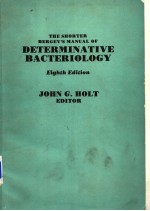 THE SHORTER BERGEY'S MANUAL OF DETERMINATIVE BACTERIOLOGY EIGHTH EDITION