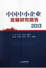中国中小企业发展研究报告 2013