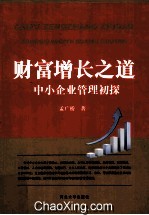 财富增长之道 中小企业管理初探