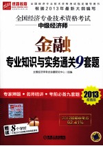 2013超值版 全国经济专业技术资格考试中级经济师 金融专业知识与实务通关9套题 第2版