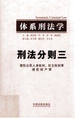 体系刑法学 刑法分则三 侵犯公民人身权利、民主权利罪 侵犯财产罪