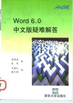 Word 6.0中文版疑难解答