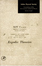 RENDICONTI DELLA SCUOLA INTERNAZIONALE DI FISICA 《ENRICO FERMI》 XIV CORSO:TEORIE ERGODICHE