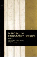 DISPOSAL OF RADIOACTIVE WASTES II