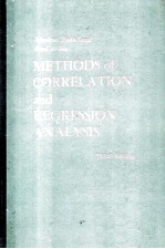 METHODS OF CORRELATION AND REGRESSION ANALYSIS