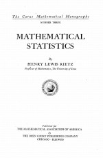 MATHEMATICAL STATISTICS