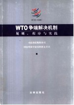 WTO争端解决机制 规则、程序与实践