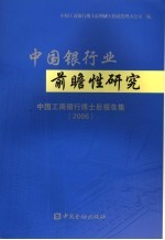 中国银行业前瞻性研究 中国工商银行博士后报告集 2006