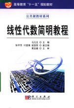 高等教育“十一五”规划教材 线性代数简明教程
