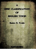 A NEW CLASSIFICATION OF ENGLISH TONES