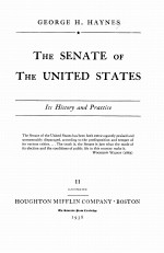 THE SENATE OF THE UNITED STATES VOLUME 2