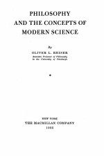 PHILOSOPHY AND THE CONCEPTS OF MODERN SCIENCE