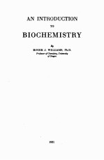 AN INTRODUCTION TO BIOCHEMISTRY