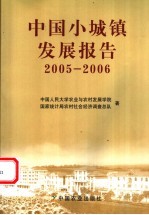 中国小城镇发展报告 2005-2006