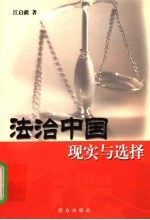 法治中国 现实与选择