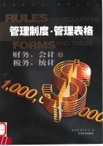 管理制度·管理表格 财务,会计,税务,统计 下