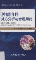 临床处方分析与合理用药丛书 肿瘤内科处方分析与合理用药