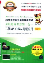 全国计算机等级考试专业辅导用书 2016年全国计算机等级考试无纸化真考套装三合一 二级MS Office高级应用