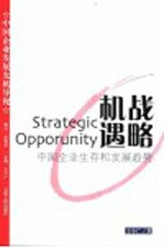 战略机遇 中国企业生存和发展趋势