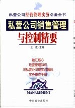 私营公司销售管理与控制精要